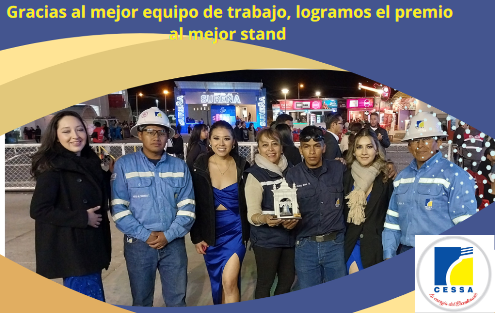 PREMIO AL MEJOR STAND COMO EMPRESA DE SERVICIOS