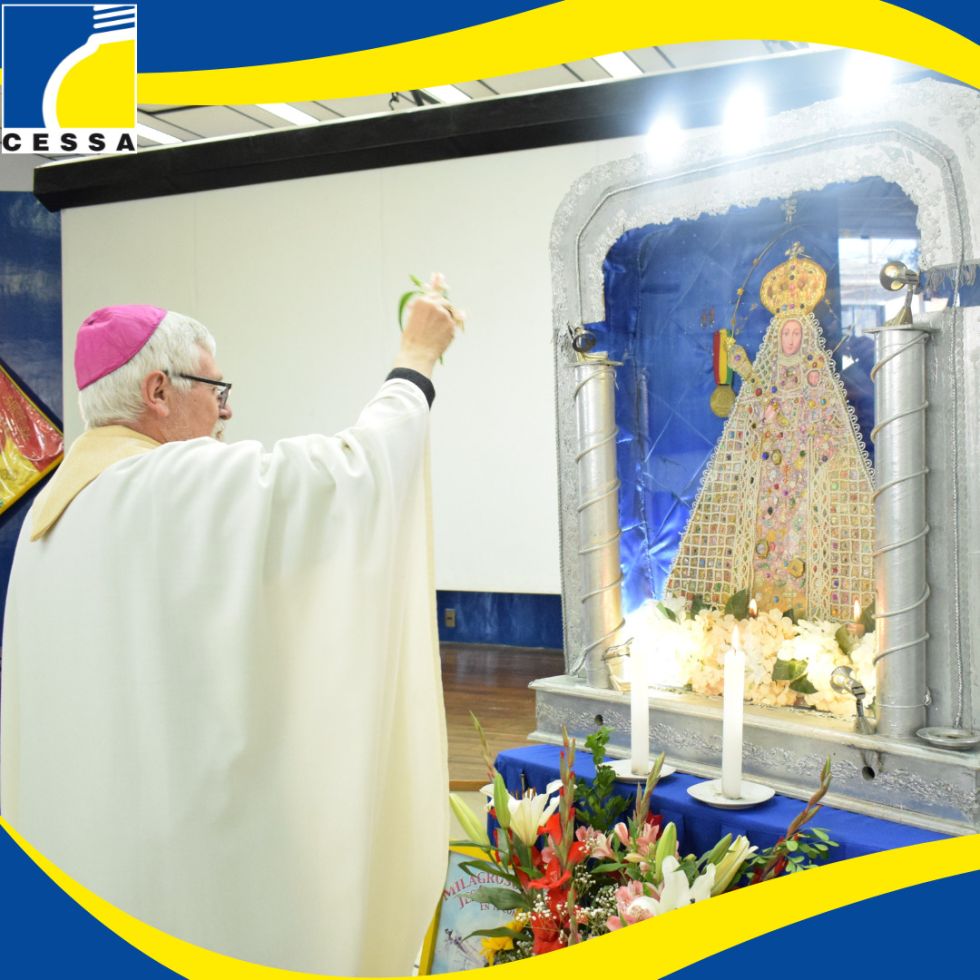 El el mes aniversario de CESSA, la fe en la patrona de los Chuquisaqueños se reafirma con la bendición de nuestras oficinas